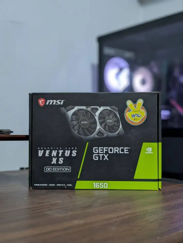 MSI Ventus XS GTX 1650 4GB OC Edition Fullset Segel