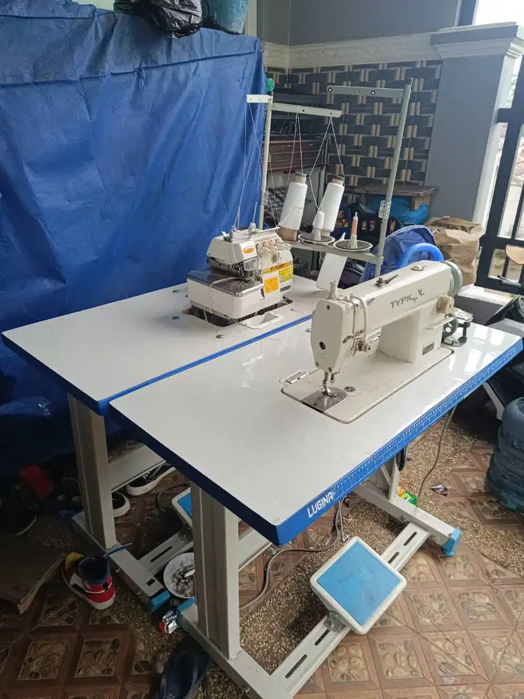 Paket Mesin Jahit Typical GC 6150M & Mesin Obras Si Ruba 747F