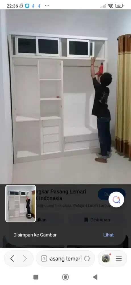 Bongkar pasang Lemari
