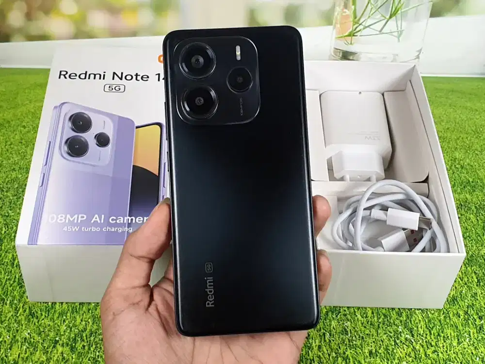 Xiaomi Redmi Note 14 5G NFC 8/256 Mulus Fullset ORIGINAL