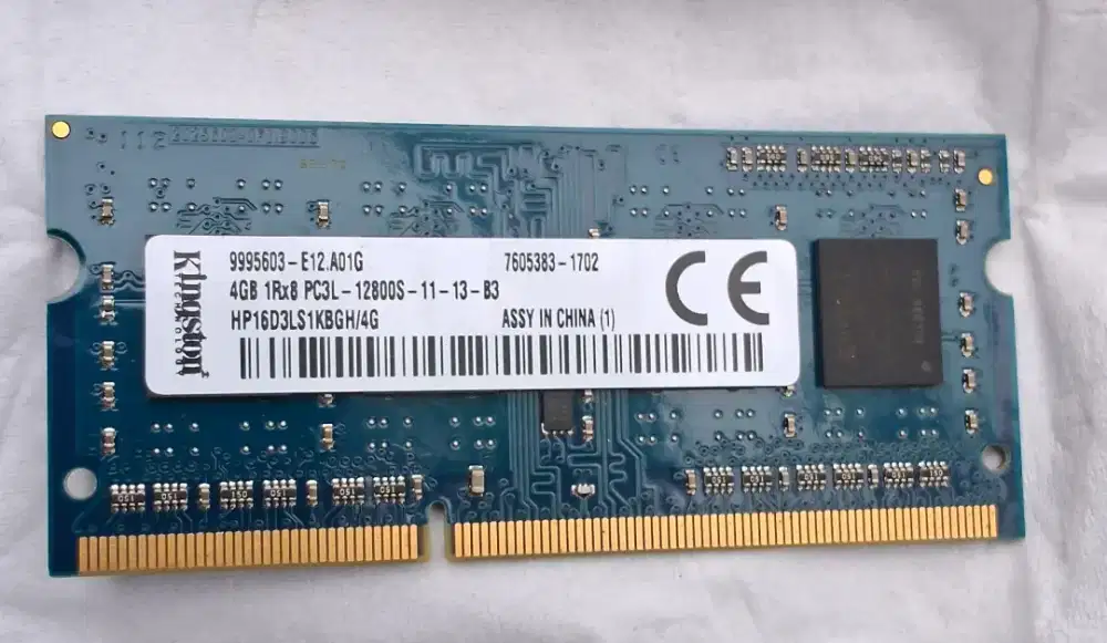 memori laptop ddr3l 4gb 12800