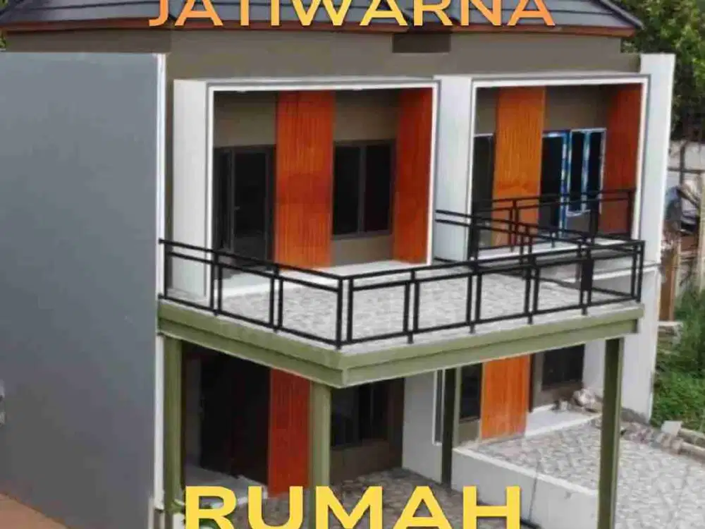 RUMAH 2 LANTAI, BALKON LUAS, AKSES JALAN LEBAR, BEBAS BANJIR, DEKAT PINTU TOL, DI TIMUR JAKARTA