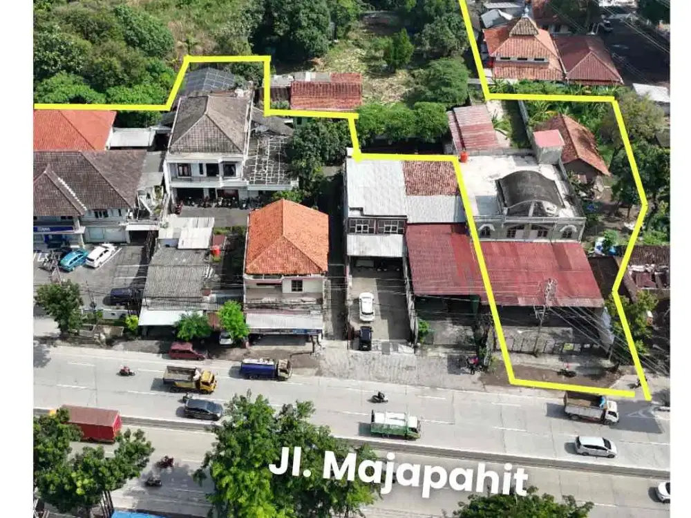 TANAH 7252m2 SHM SUPER STRATEGIS PINGGIR JALAN RAYA MAJAPAHIT SEMARANG