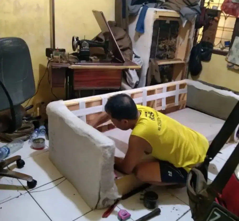 Bikin baru sofa & ganti kulit sofa