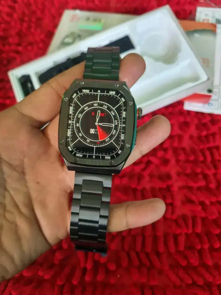 Smarwatch LGZ7 diturunkan komplit bodo metal keren uk 45mm