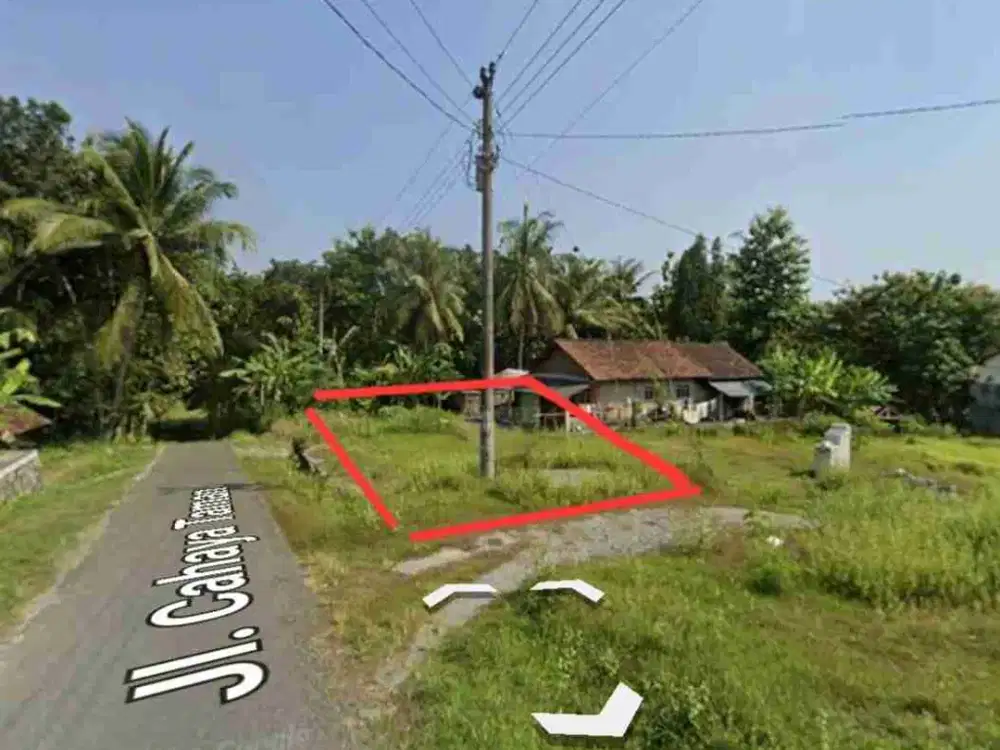 Tanah 136m2 Mangku Jalan Aspal, Cocok untuk Usaha