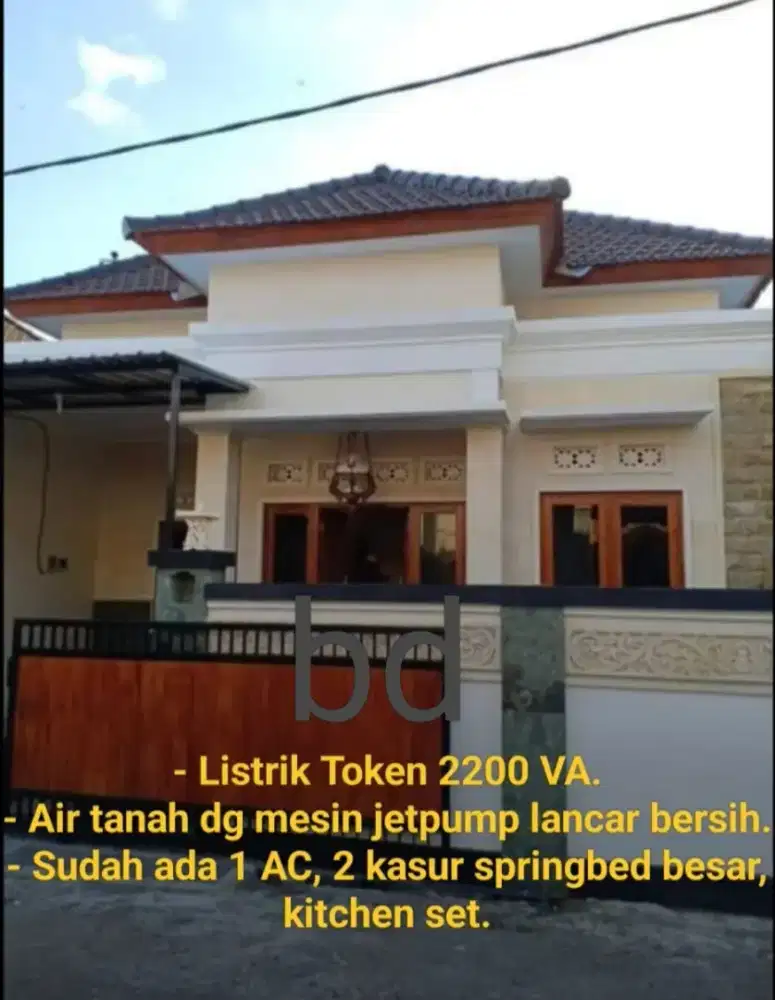 RUMAH ELIT BARU AC KASUR
