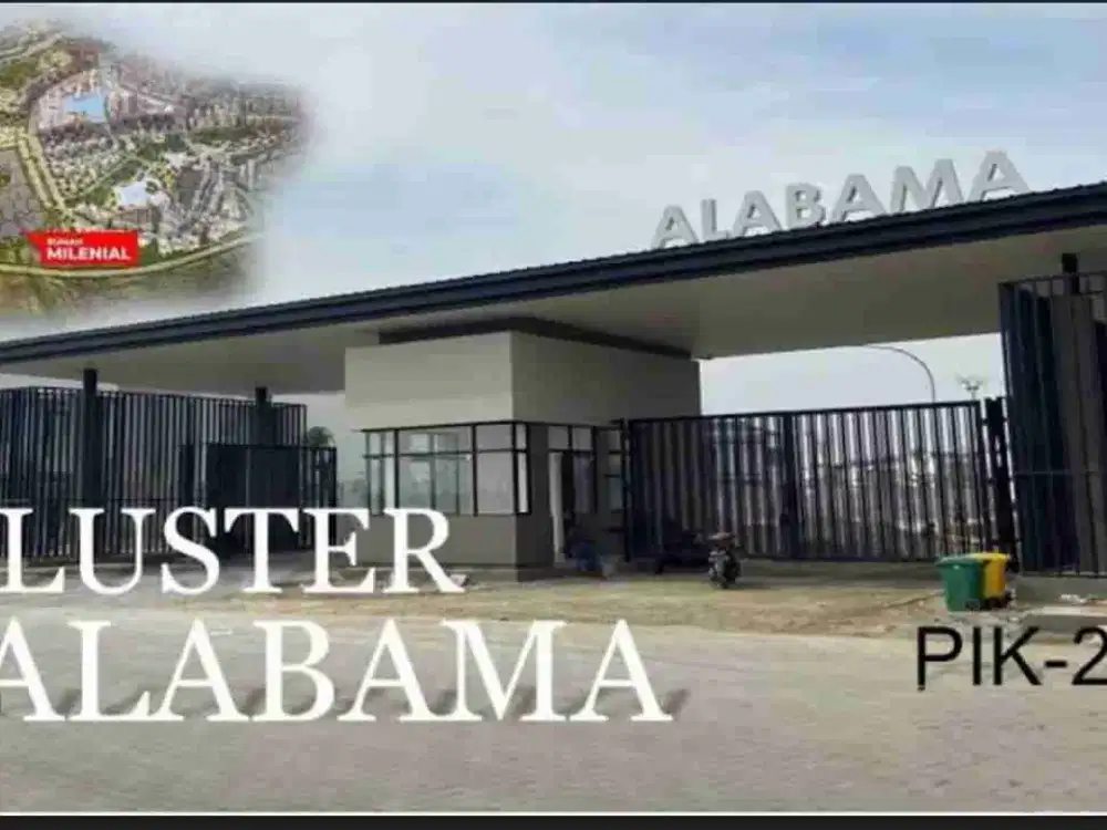 Di jual cepat rumah cluster alabama Pik 2