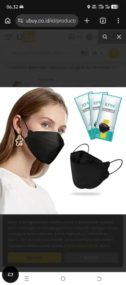 Masker KF 94 garansi harga termurah
