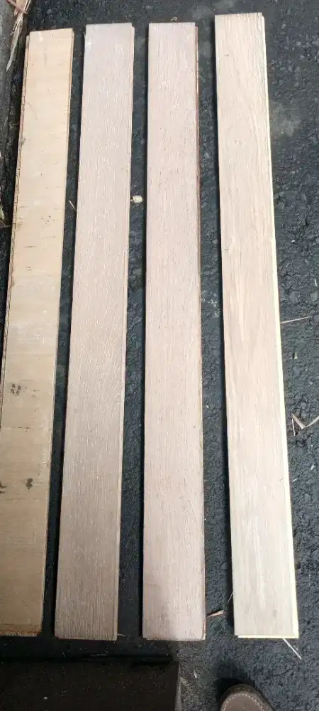 Parket flooring kayu oak tebal : 8  Mili 9x110 cm