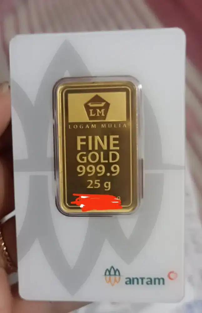Logam Mulia Emas Antam 25 gram 2026