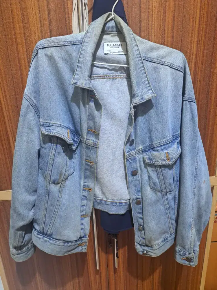 Jaket Denim Oversize/Boxy Pull And Bear
