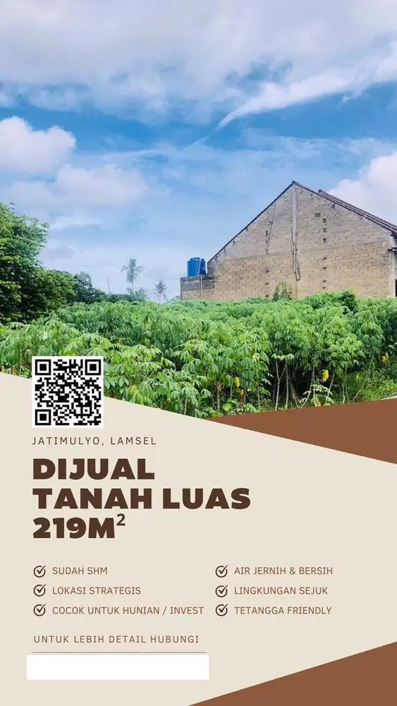 DIJUAL CEPAT! Lagi BU! Tanah cocok untuk Investasi & Bangun Rumah