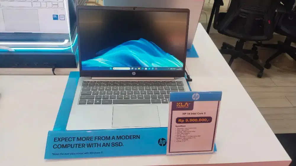 Ready Laptop HP 14 Intel Core i5 Promo Cashback & cicilan bunga ringan