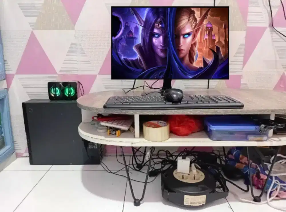 PC GAMING DESIGN + LCD + RAM 8 GB + VGA 1 GB + HD 500 GB + GAMES APP