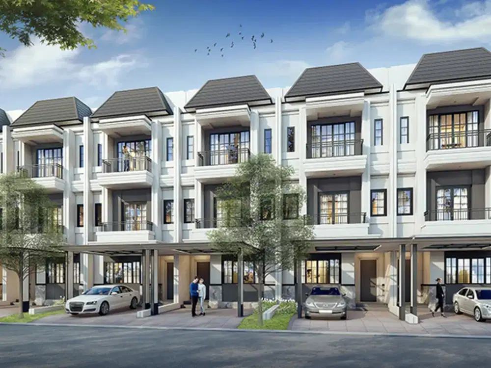 Rumah Cantik Sutera Winona Full Furnished Lantai Marmer