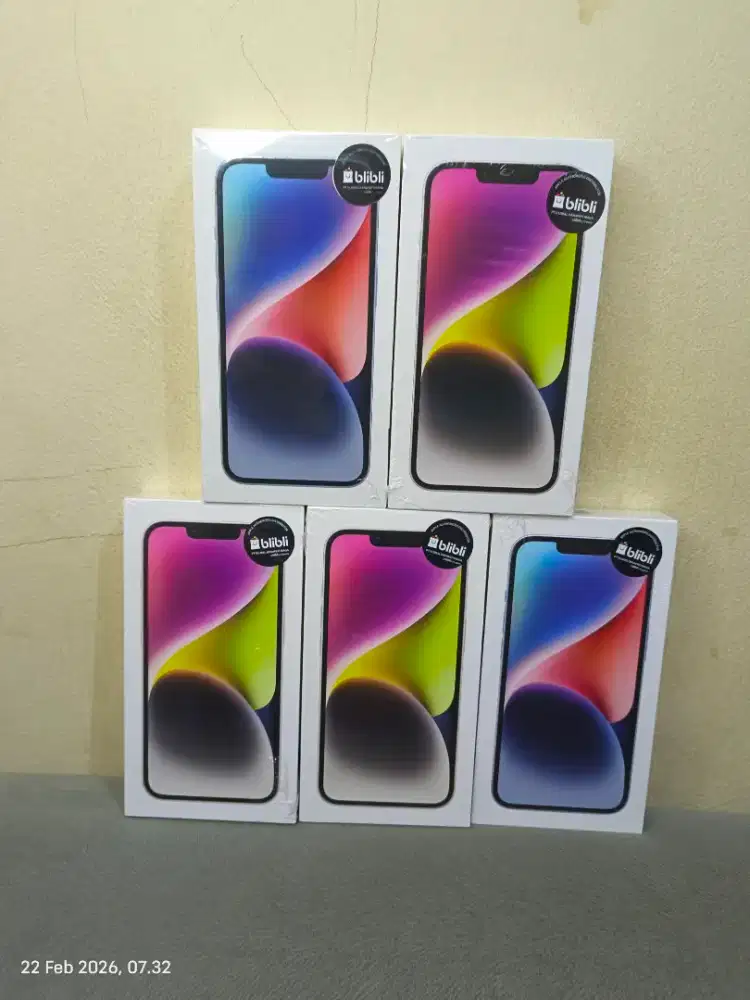iPhone 14 new BNIB garansi 1 th