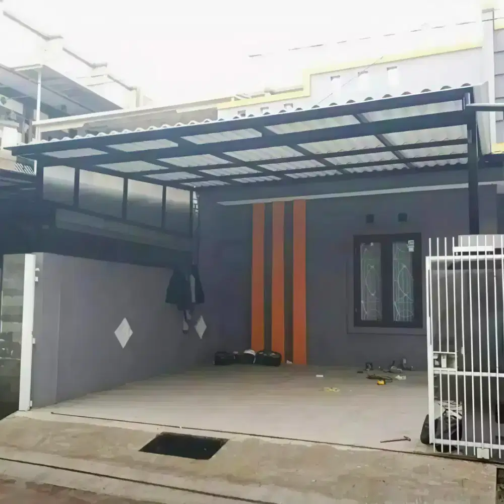 Pasang kanopi dan garasi baja ringan