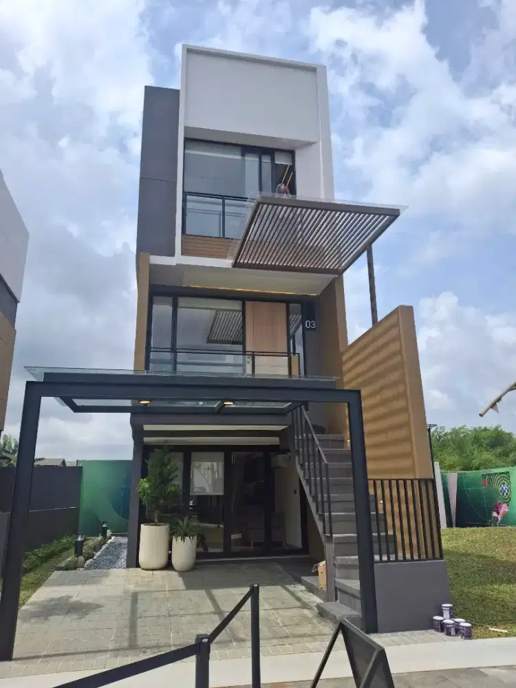 Rumah 3LT di kawasan elite Lippo central cicilan 4jt 5 menit ke tol