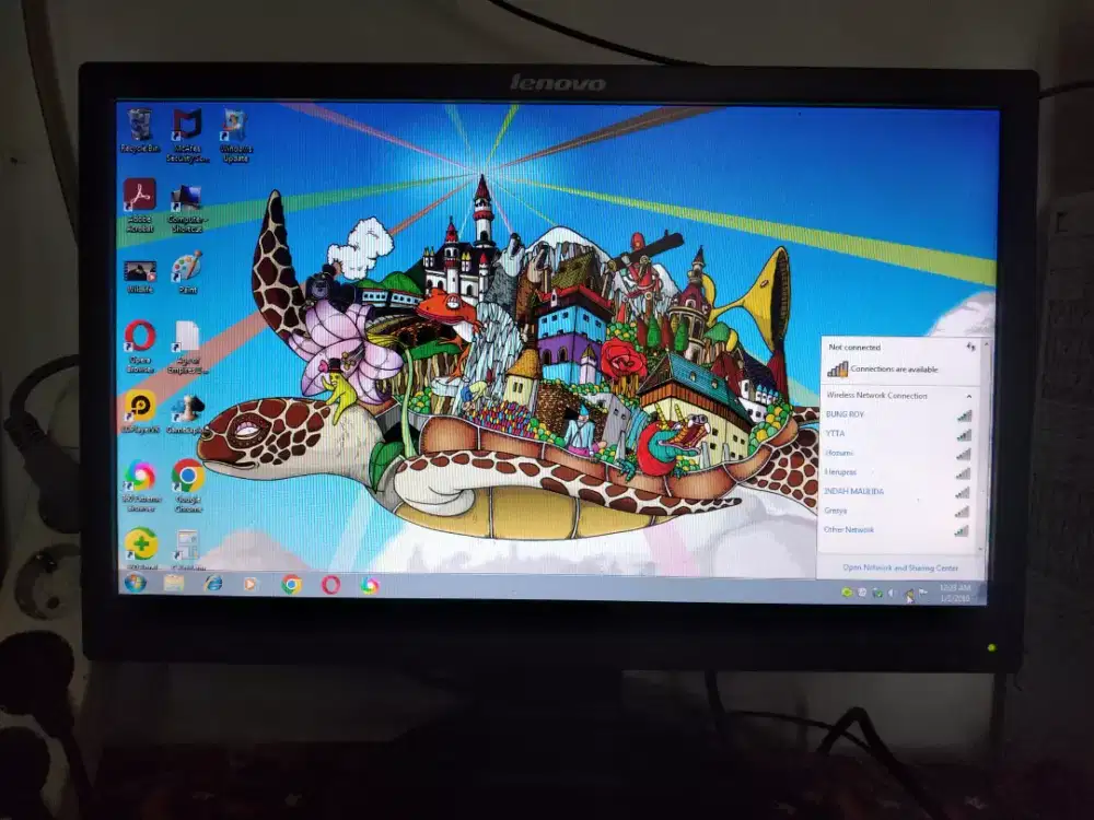 Jual PC LENOVO & LCD LENOVO 19' & PRINTER CANON