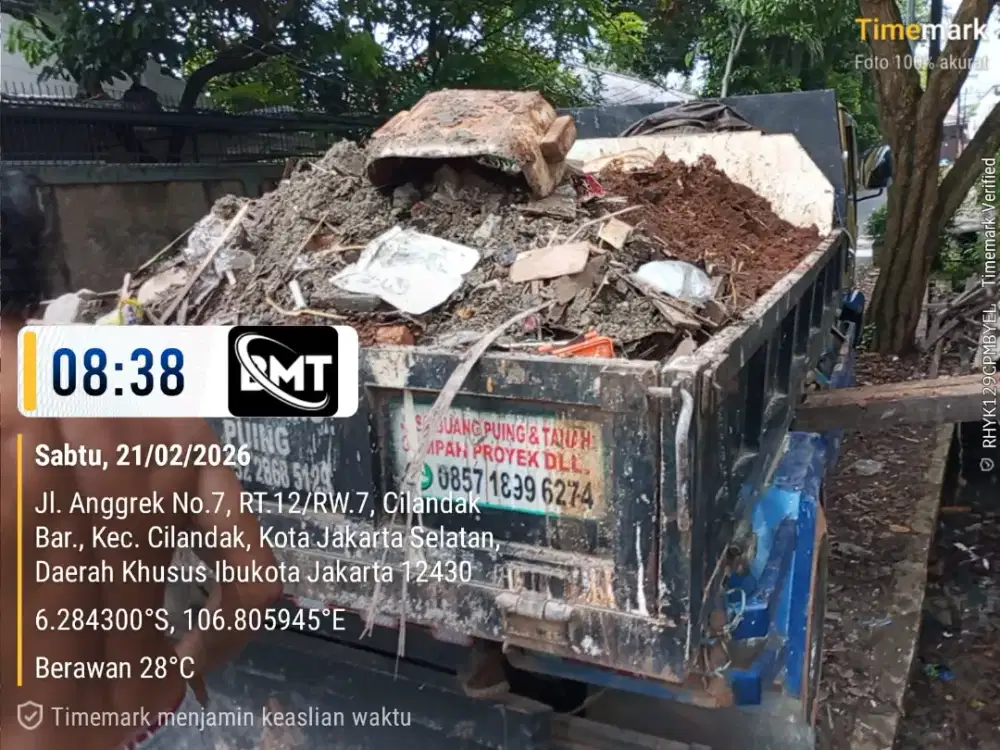 Jasa angkut puing dan tanah