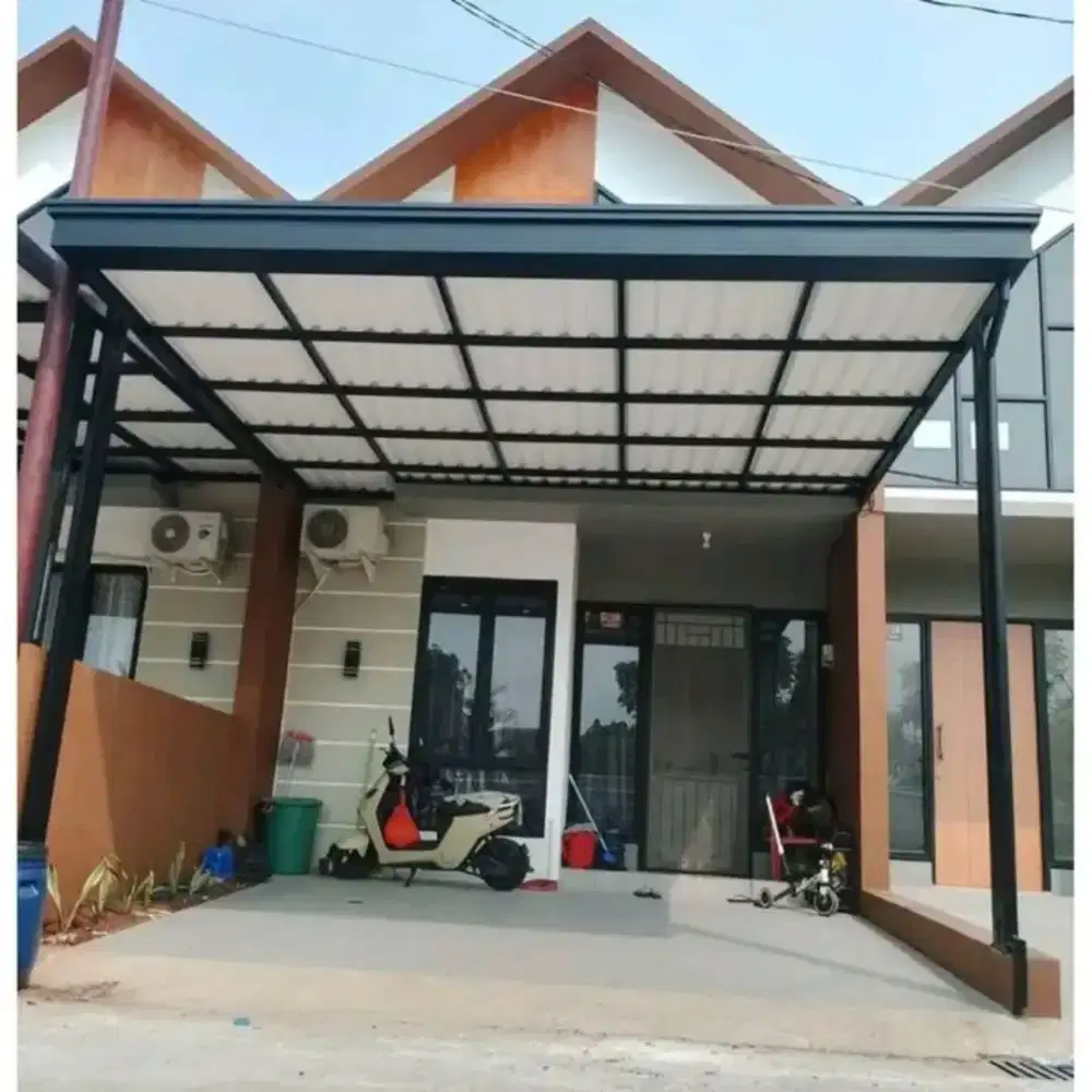kanopi minimalis simpel murah