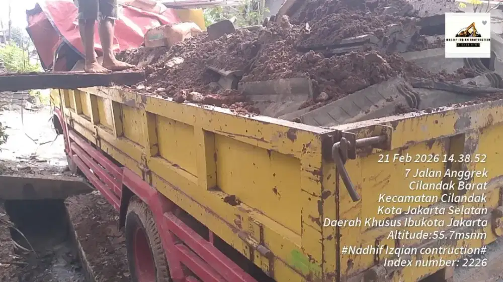 Jasa buang puing dan angkut sampah proyek