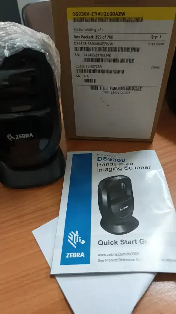 Jual cepat Scaner zebra ds9308