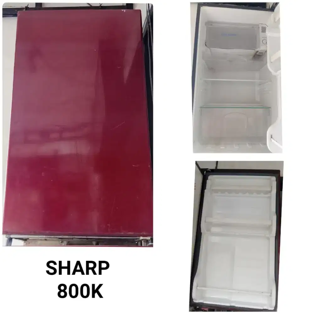 Kulkas SHARP bekas bergaransi