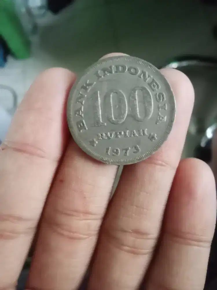 Uang koin lama 100 perak lama 1973