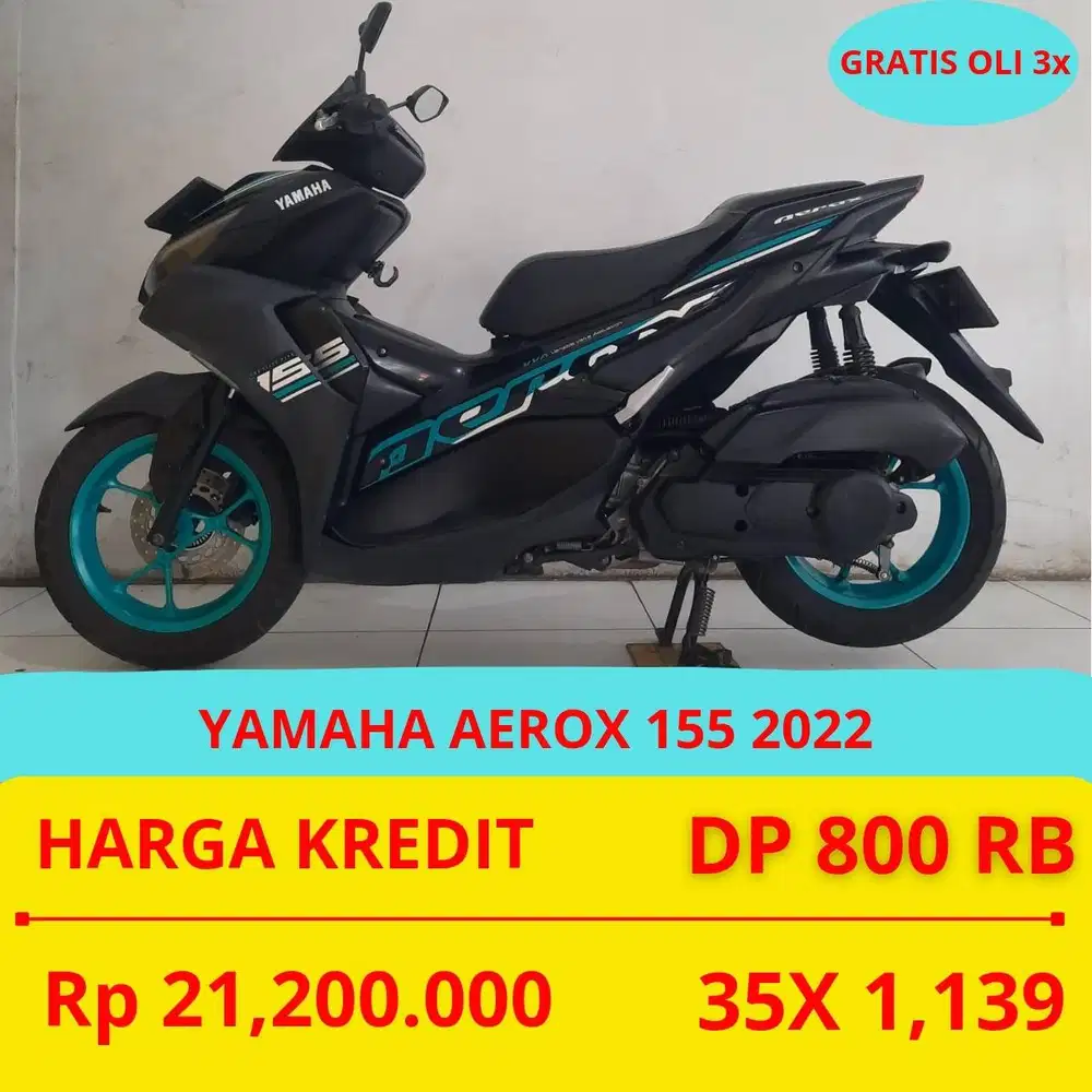 YAMAHA AEROX 155 2022 DP MURAH 800 RIBU GUYS