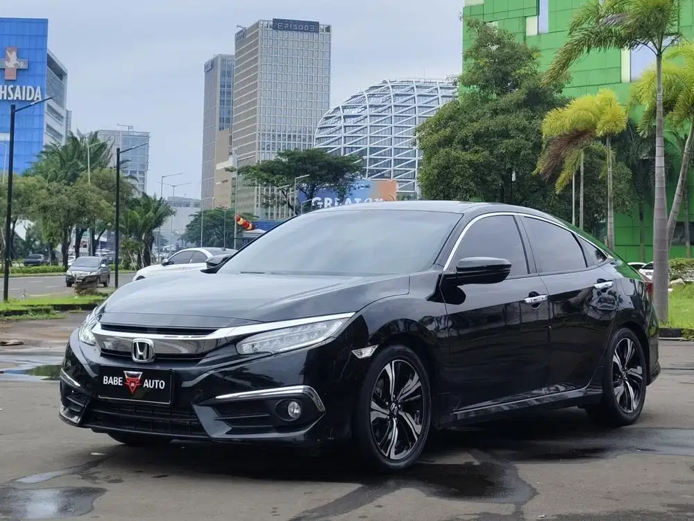 HONDA CIVIC ES 1.5 TURBO CVT 2018 HITAM BERGARANSI