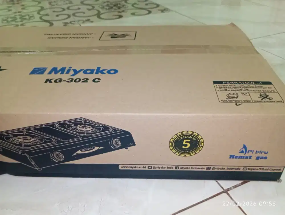 Dijual kompor gas miyako KG-302C