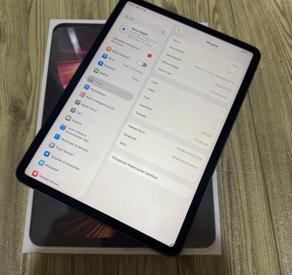 iPad Pro Gen 3 iBox 256GB Fullset