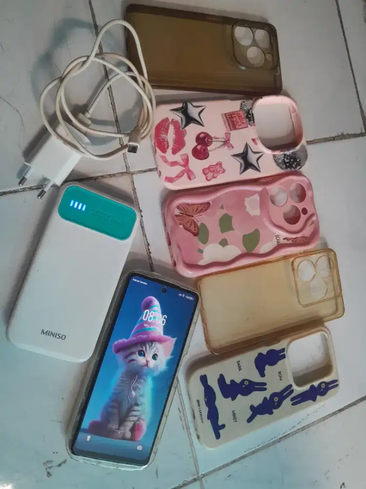 Jual casing+hape infinix+powerbank normal semua.