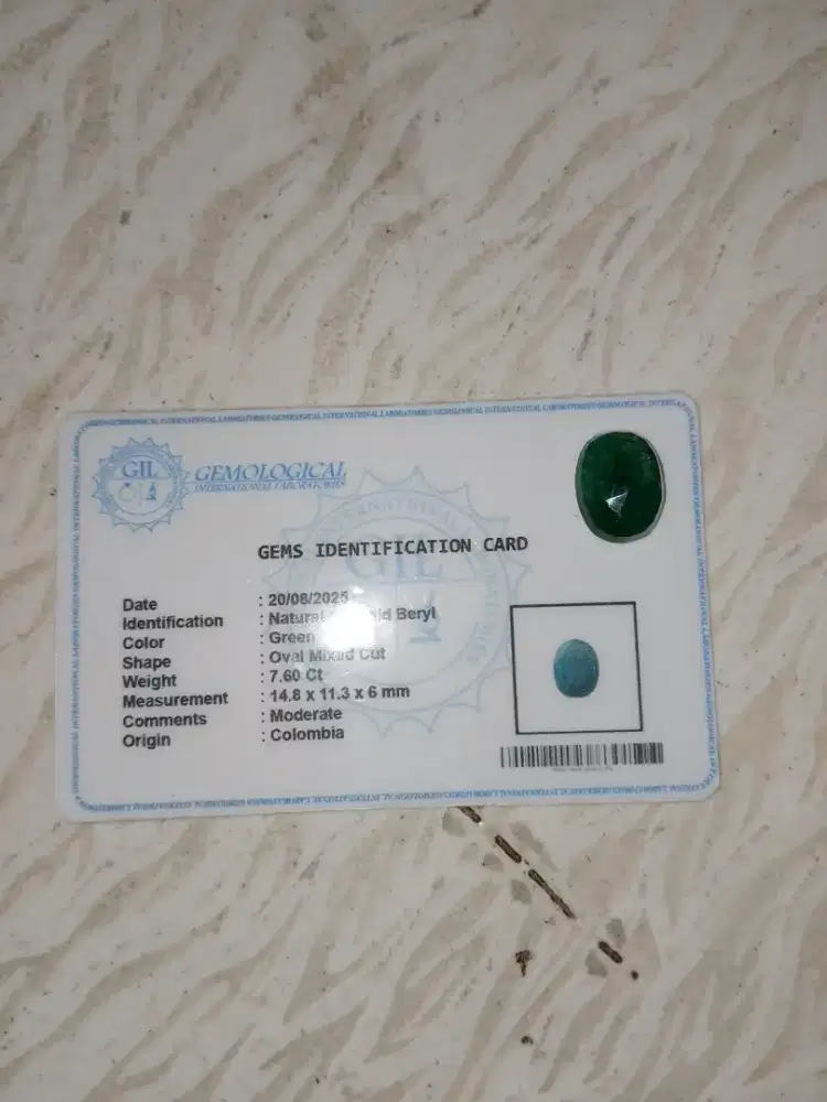 Zamrud beryl columbia