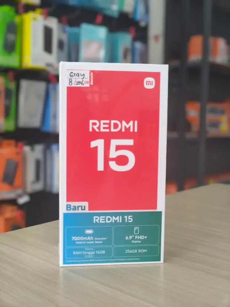 DISKON REDMI 15 8/256 GB MURAH
