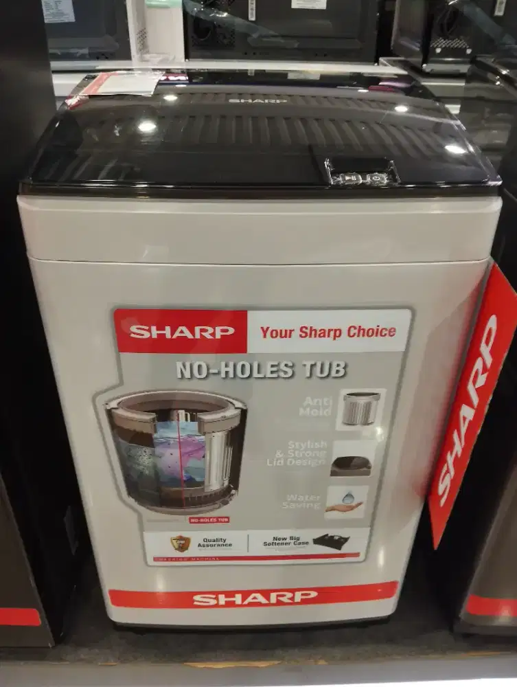 SHARP MESIN CUCI 8kg bisa dicicil