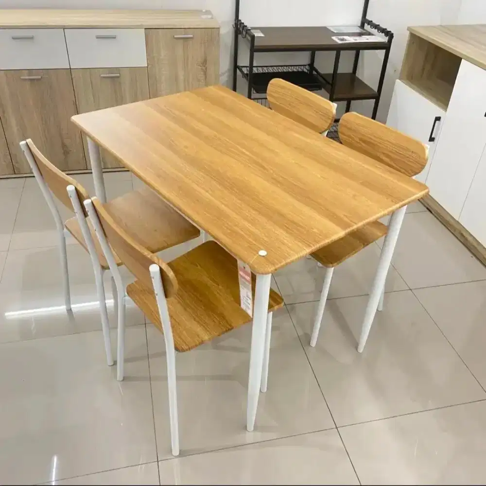 PROMO SET MEJA MAKAN MINIMALIS