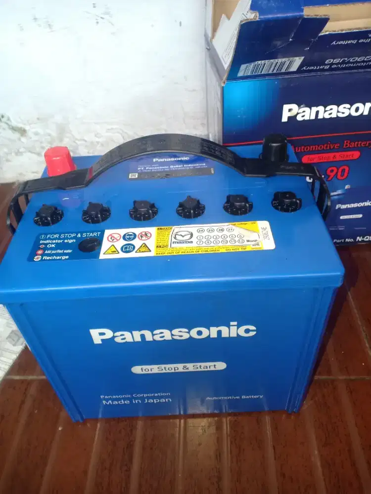 Aki mobil panasonic japan 12v60amper