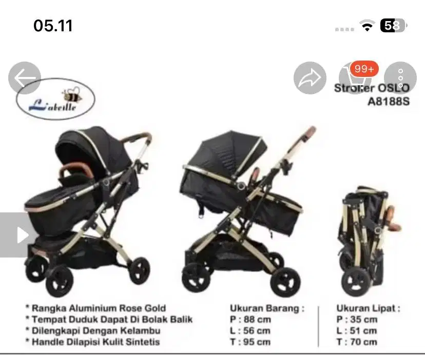 Dijual stroller