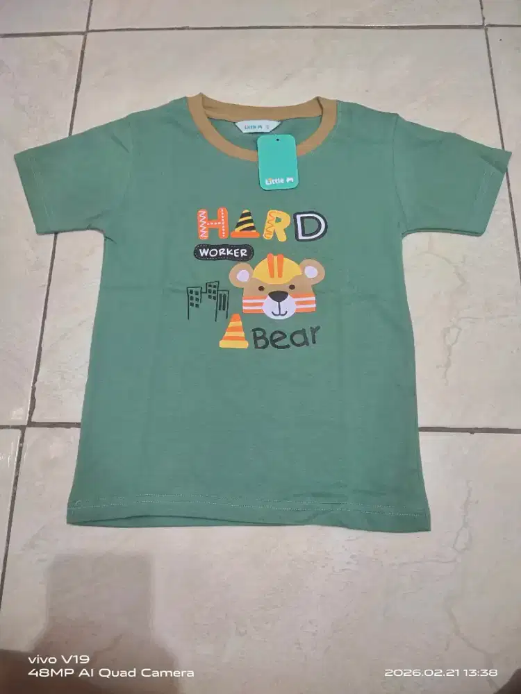 Kaos anak original Little M