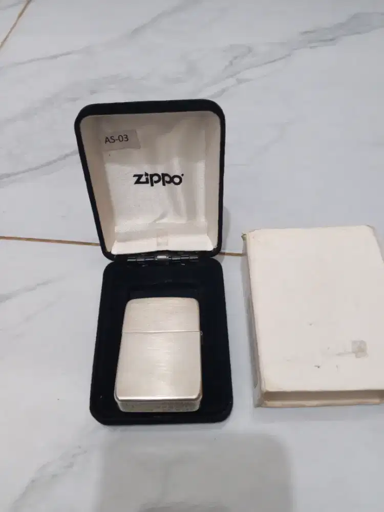 Original Zippo USA sterling silver handmade
