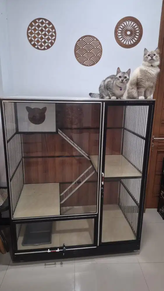 KANDANG KUCING PVC PREMIUM