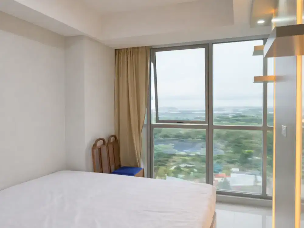 Apartemen Gold Coast PIK 62m2 2BR Full Furnished Best View Siap Huni