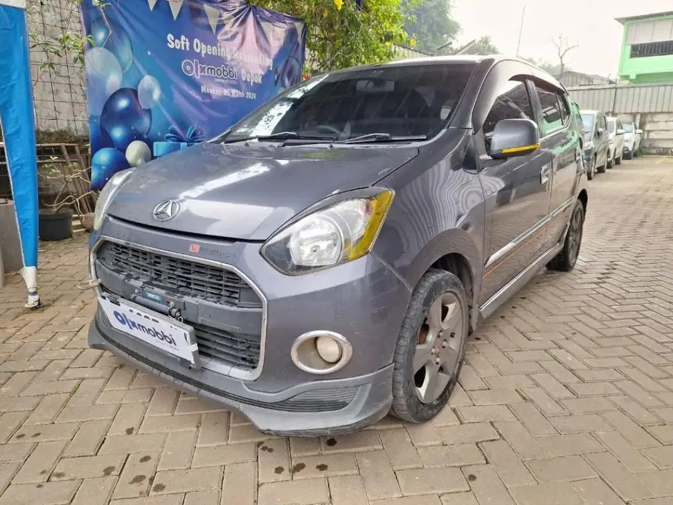 DP MURAH - Daihatsu Ayla 1.0 X Elegant Bensin-MT 2014 Silver