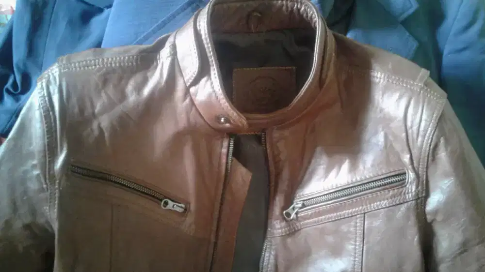 jaket kulit broock asli berkelas