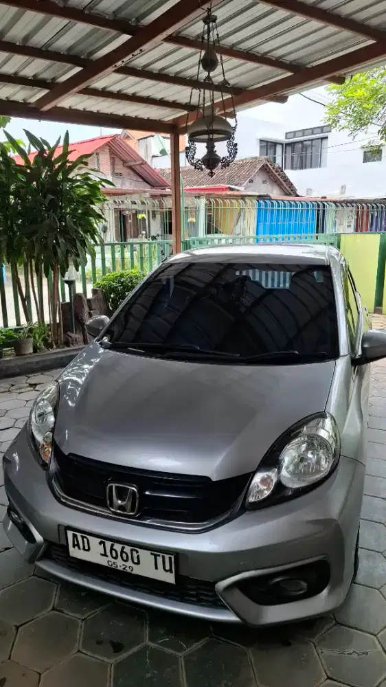 Honda Brio Satya E 2017 silver manual