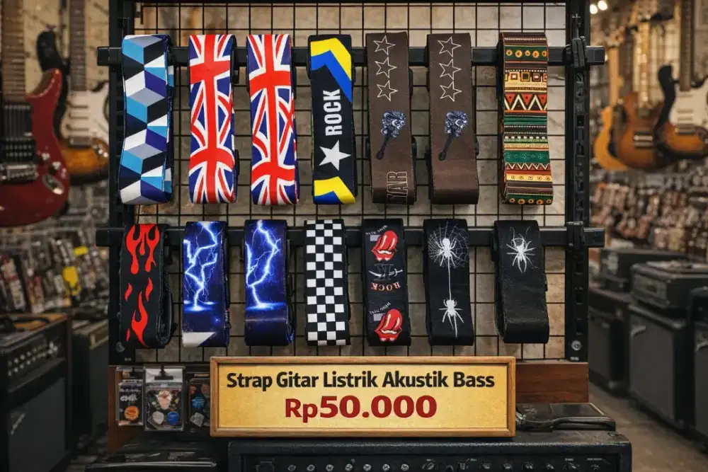 Strap Gitar Listrik Akustik Bass