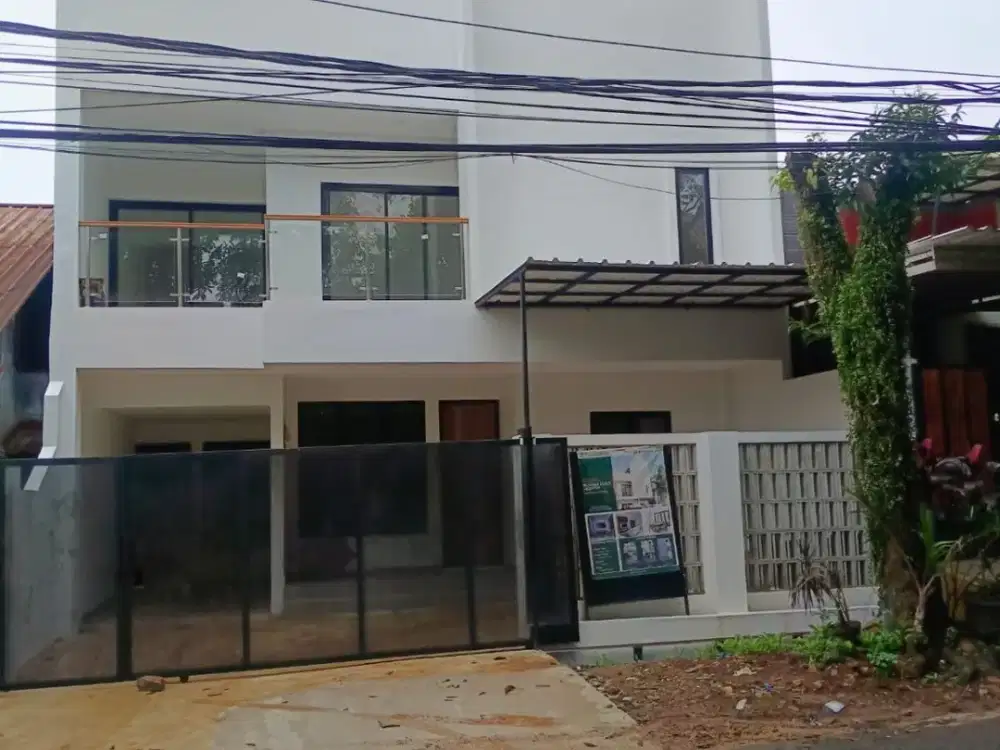Rumah Baru 2,5 Lantai Dalam Perumahan di Jagakarsa Jakarta Selatan